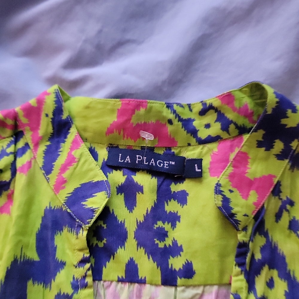La Plage Vibrant Patterned dress